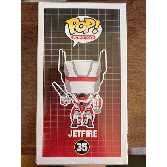 Funko Pop! Retro Toys: Jetfire #35 Transformers Funko Shop Exclusive - Picture 4 of 7